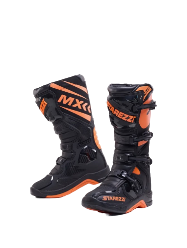 Starezzi Мотоботы Milano Black/Orange в Екатеринбурге