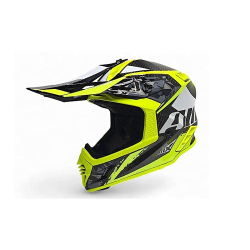 AiM Шлем RH855 Carbon Terrain Black/Yellow в Екатеринбурге