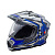 AIM Шлем кросс/эндуро JK802S Blue/Grey/Black в Екатеринбурге