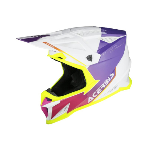 Acerbis Шлем T711 White/Purple в Екатеринбурге