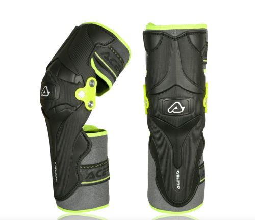 Acerbis Защита коленей X-Strong Knee Black/Yellow в Екатеринбурге
