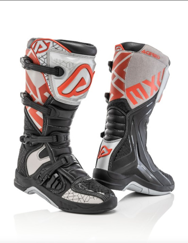 Acerbis Мотоботы кроссовые X-Team Black/Grey в Екатеринбурге
