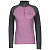 Scott Термокофта женская  Zip Defined Merino dark grey melange/cassis pink в Екатеринбурге