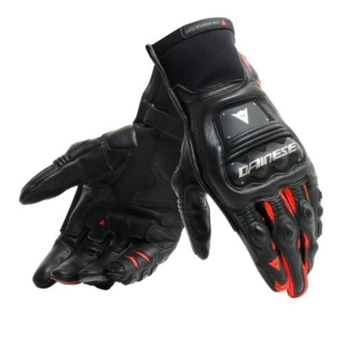 Dainese Перчатки Steel-Pro Black/Fluo-Red в Екатеринбурге