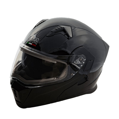 AiM Шлем JK906 снегоходный с эл. подогревом Black Glossy в Екатеринбурге