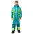Dragonfly Зимний утепленный комбинезон Gravity Teenager Dark Green - Lime 2025 в Екатеринбурге