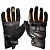 Sweep Перчатки кожаные+текстиль Hammer Black/Orange в Екатеринбурге