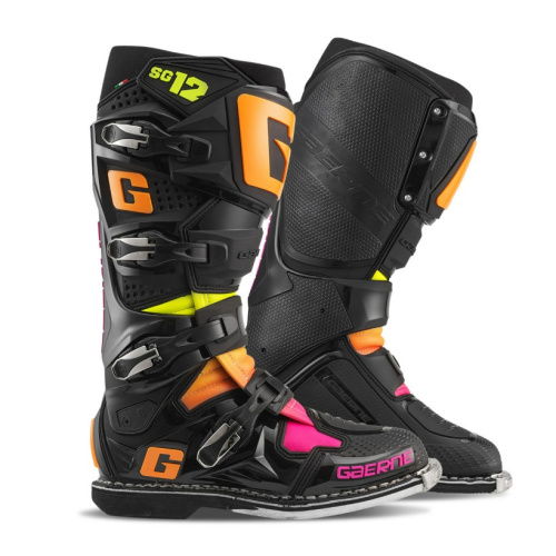 Gaerne Мотоботы SG-12 Black/Orange/Pink в Екатеринбурге