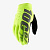 100% Мотоперчатки текстильные подростковые Brisker Youth Glove Fluo Yellow в Екатеринбурге