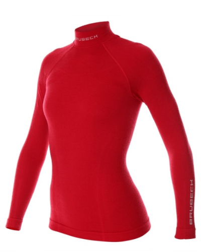 Brubeck Футболка женская дл.рукав Wool Merino 78% Малина в Екатеринбурге