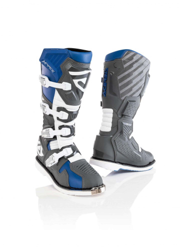 Acerbis Мотоботы кроссовые X-Race Blue/Grey в Екатеринбурге